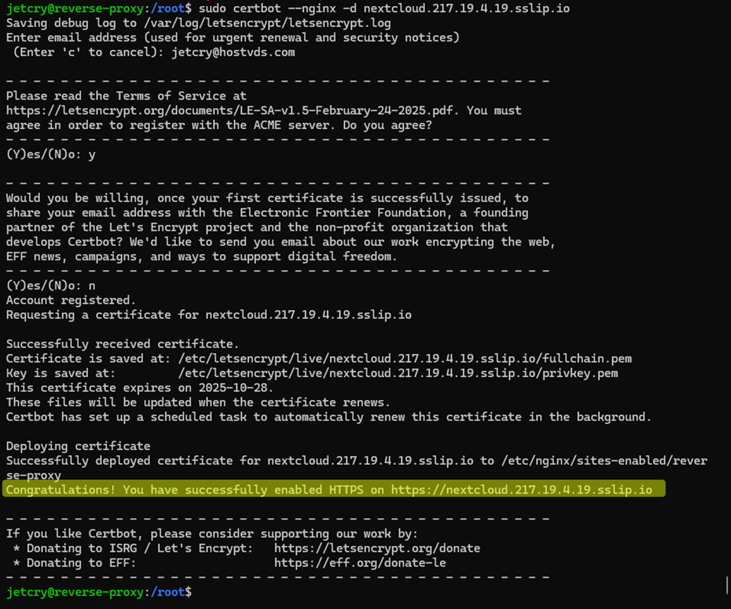 certbot